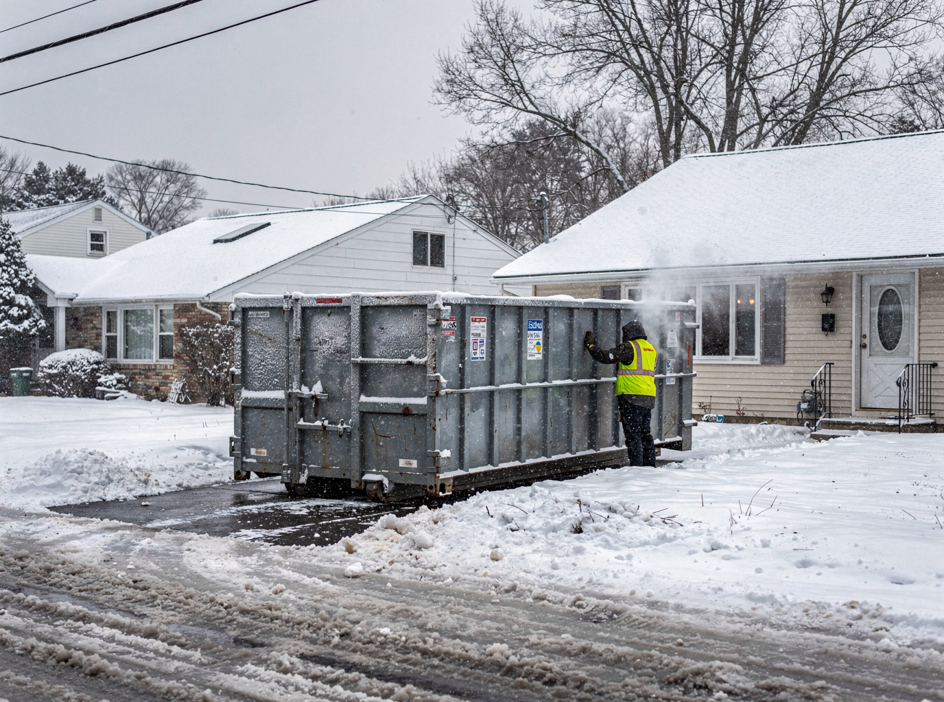 Winter Dumpster Rental Tips for Islip Properties